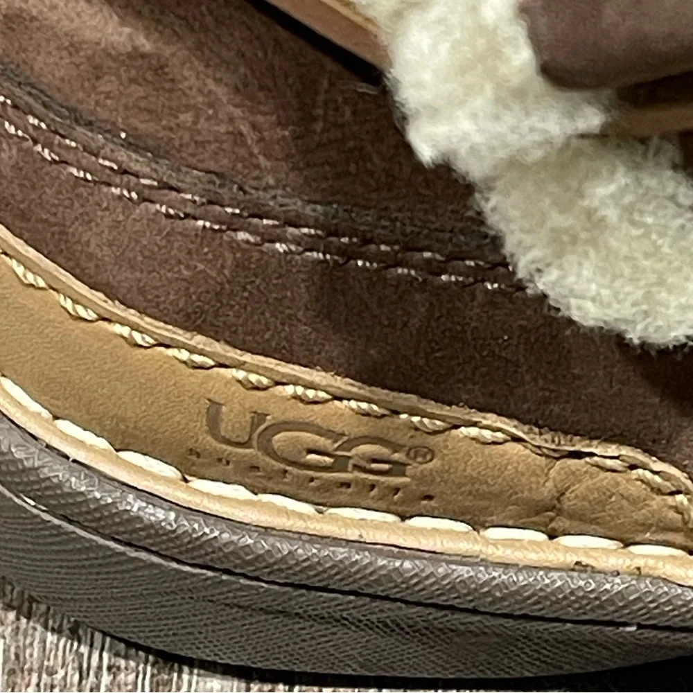 UGG Brown Shearling-Lined Winter‎ Boots
